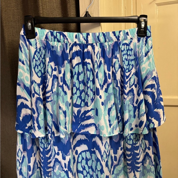 Lilly Pulitzer Quincy Strapless Dress in Blue and White, excellent condition - Picture 8 of 10